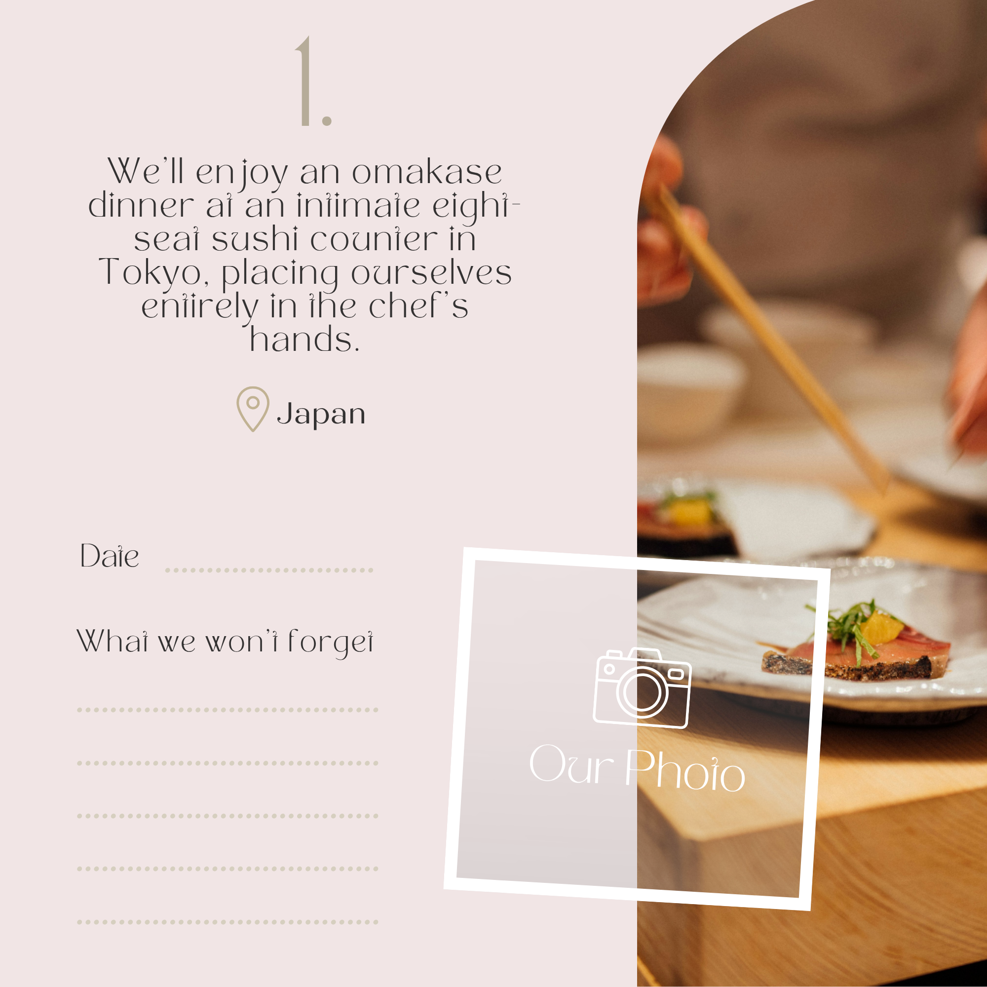 Blush keepsake